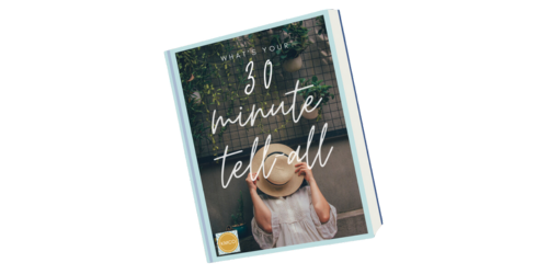 What's your 30 minute tell all? | Kim McDaniels