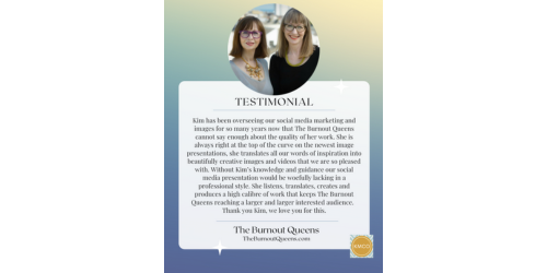 The Burnout Queens testimonial | Kim McDaniels